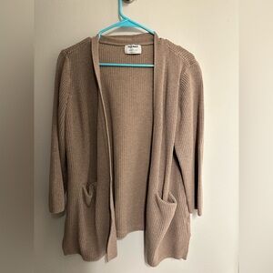 Old Navy Longline Open Front Cardigan Sweater